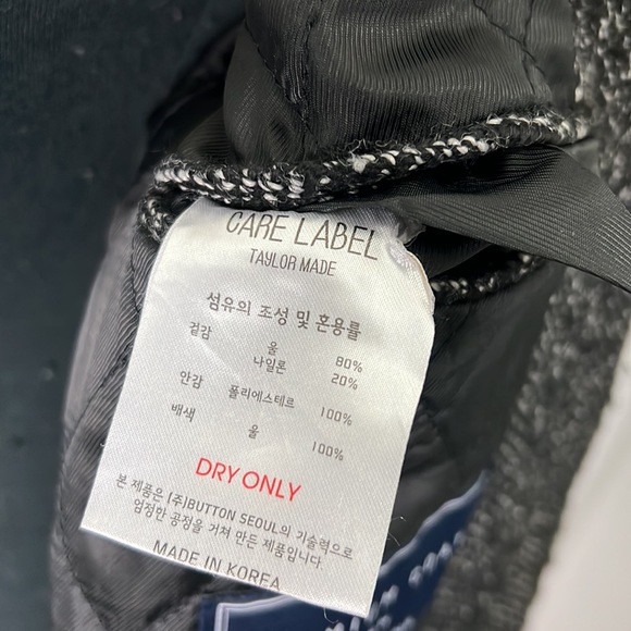 Boyfriend Button Seoul Outerwear Trench Slouch Coat Size Medium Oversized - Picture 15 of 15